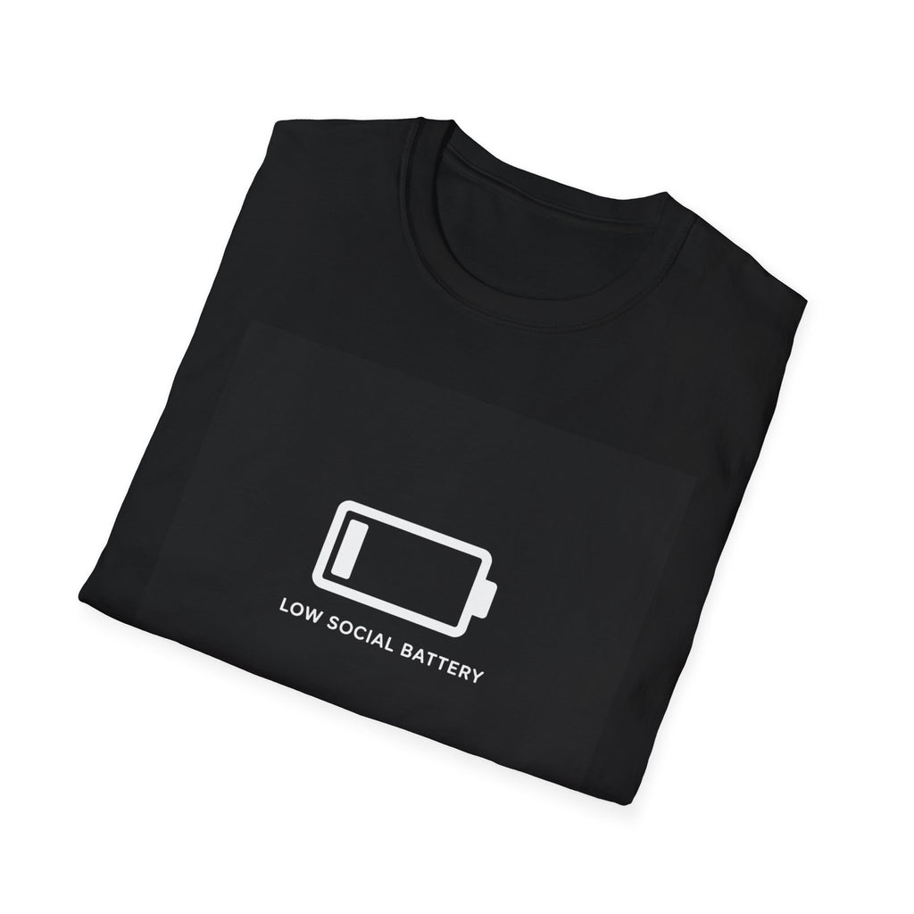 Low Social Battery Graphic Tee - T-shirt