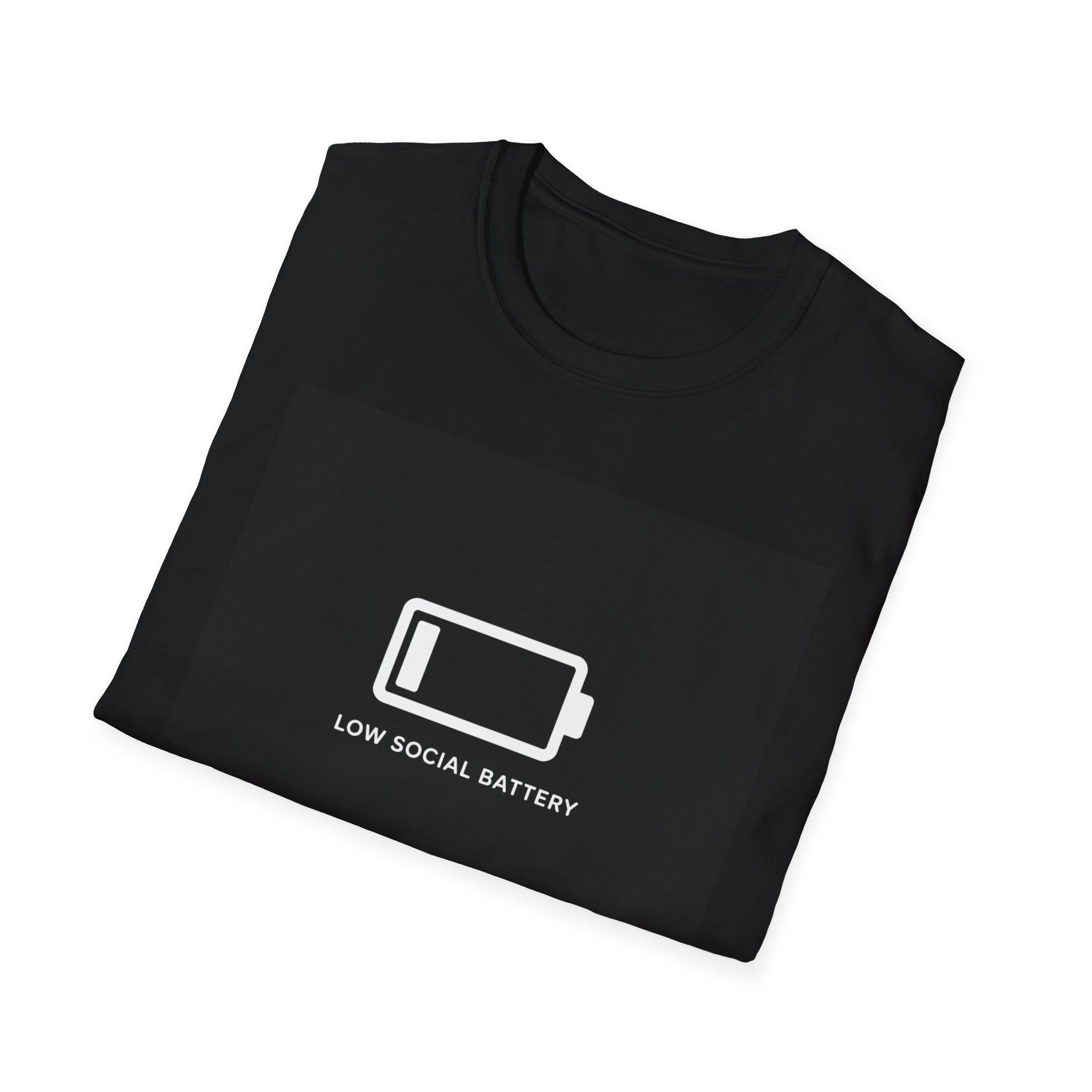 Low Social Battery Graphic Tee - T-shirt
